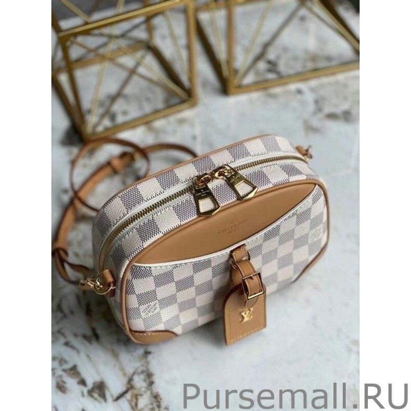 Mini Deauville Bag Damier Azur N50048