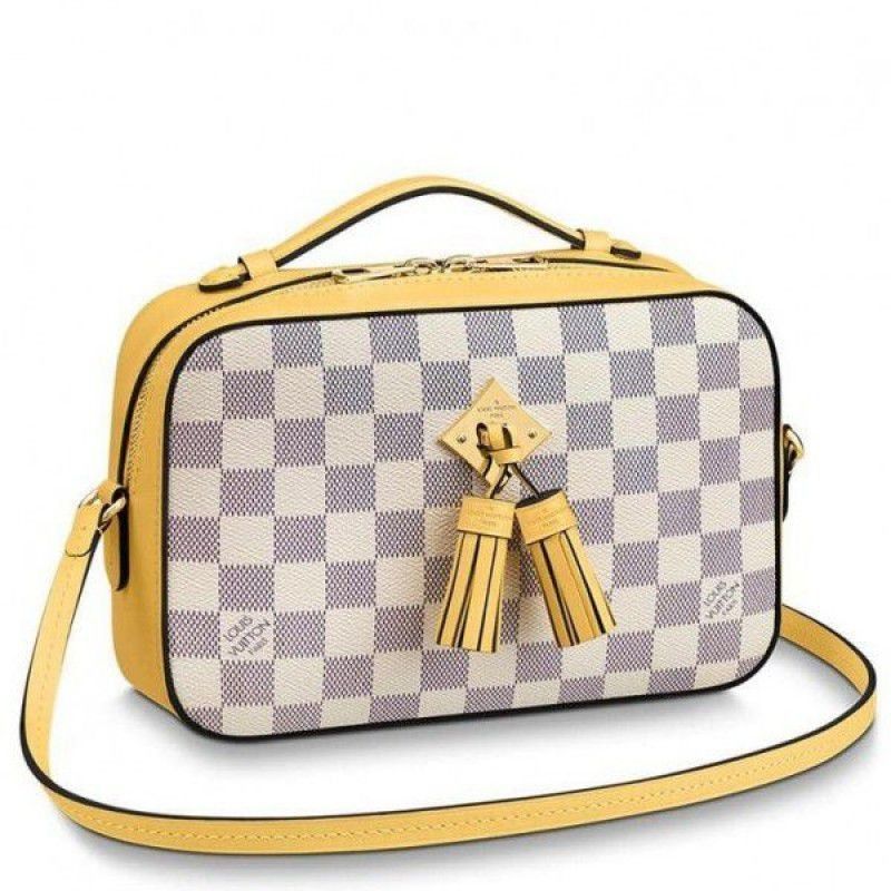 Saintonge Bag Damier Azur N40154