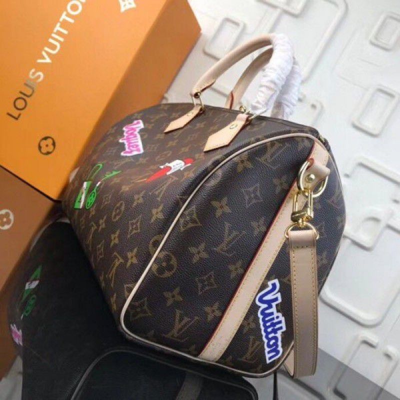 Speedy 30 Bandouliere Monogram Canvas M43989