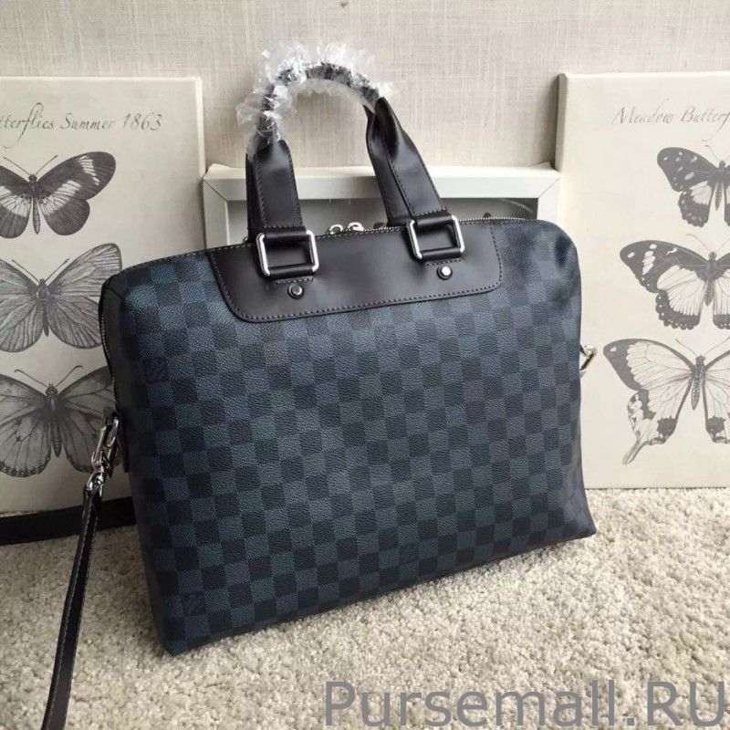 Porte-Documents Jour Damier Cobalt N42241