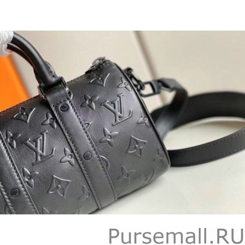 Keepall XS Bag Monogram Seal Leather M57960