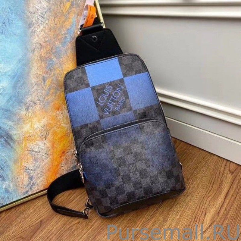 Avenue Sling Bag Damier Graphite Giant N40404