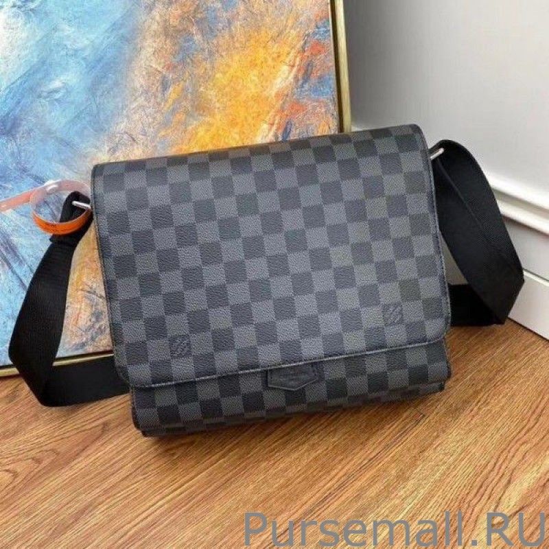 New Flap Messenger Damier Graphite N40418