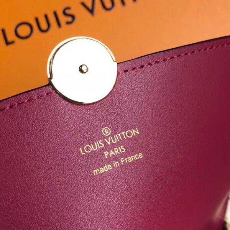 Flore Chain Wallet Monogram Canvas M67404 Red