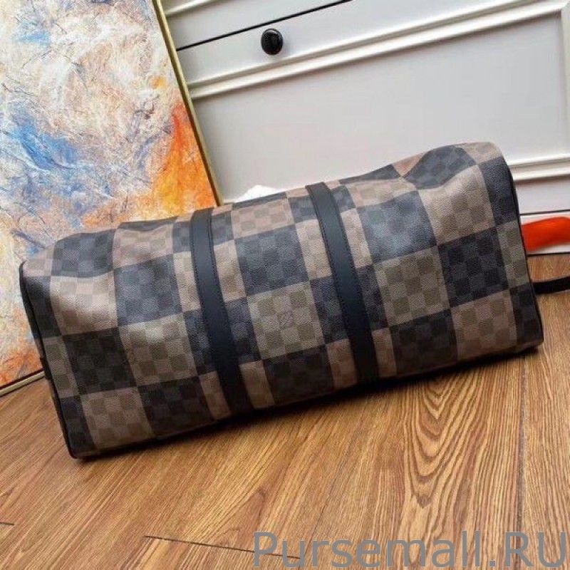Keepall Bandouliere 50 Damier Graphite Giant N40420