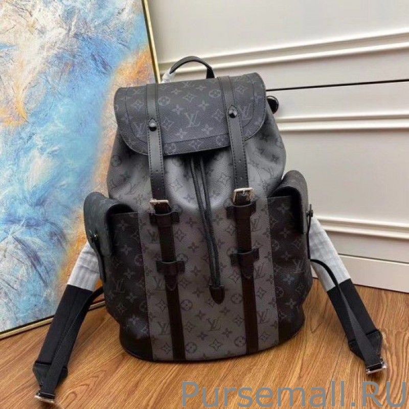 Christopher PM Backpack Monogram Eclipse M45419