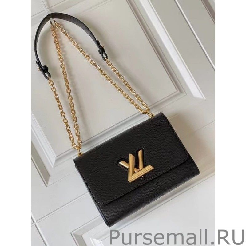 Twist MM Bag In Black Epi Leather M54804