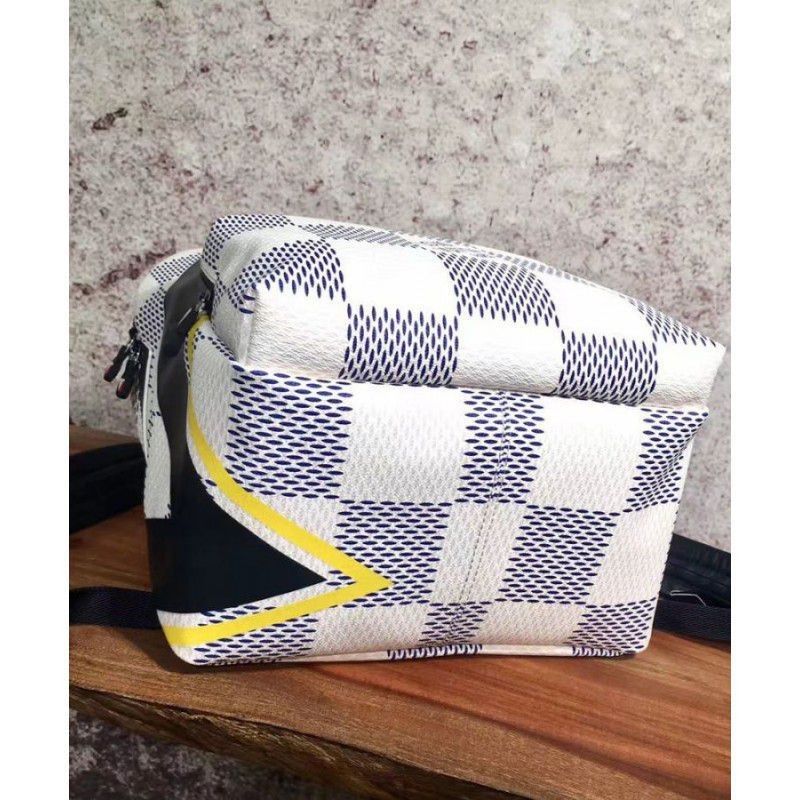 Apollo Backpack Damier Azur N44017 White