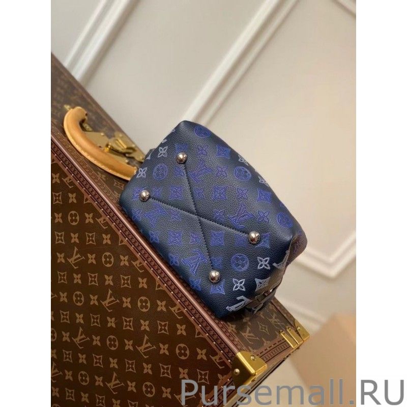Bella Bag In Blue Mahina Leather M59552