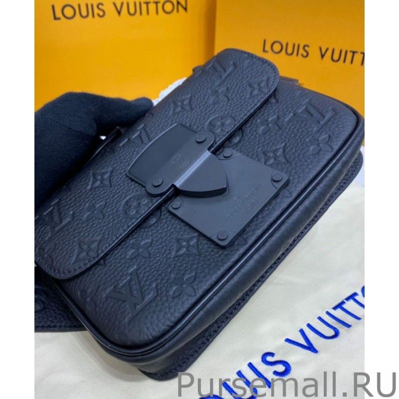 S Lock Sling Bag M58487 Black
