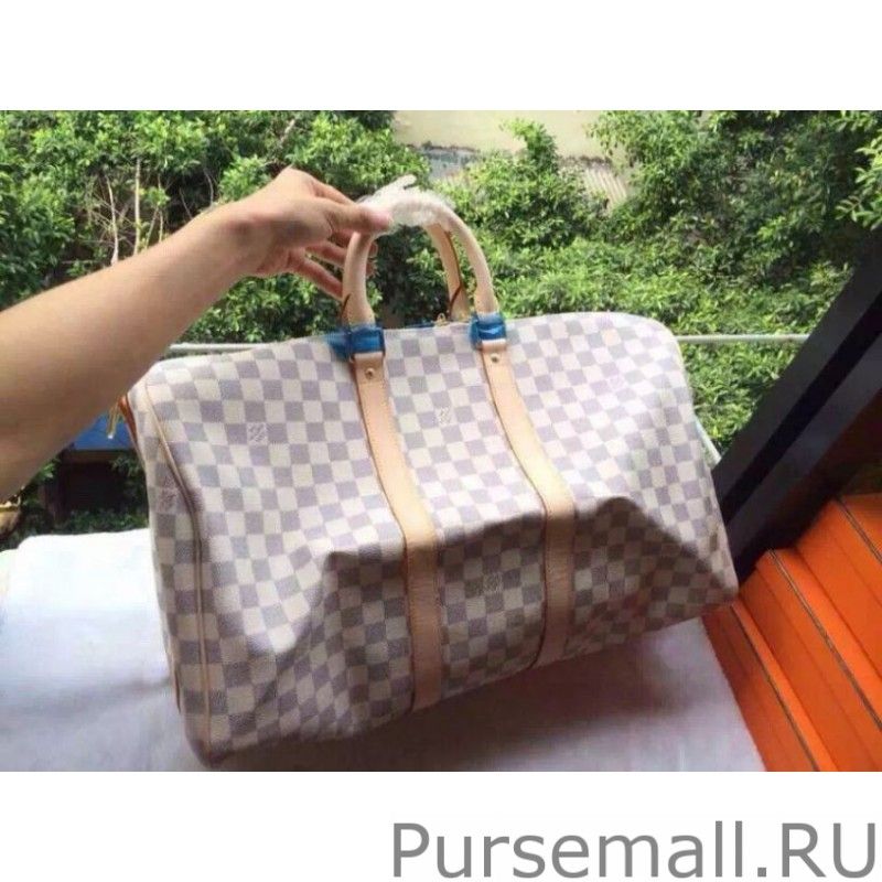 Keepall Bandoulière 45 Damier Azur N48223