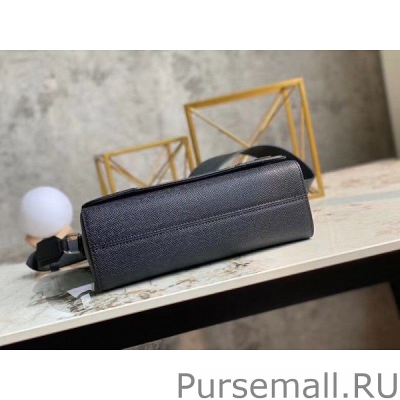 New Flap Messenger Bag Taiga Leather M30807