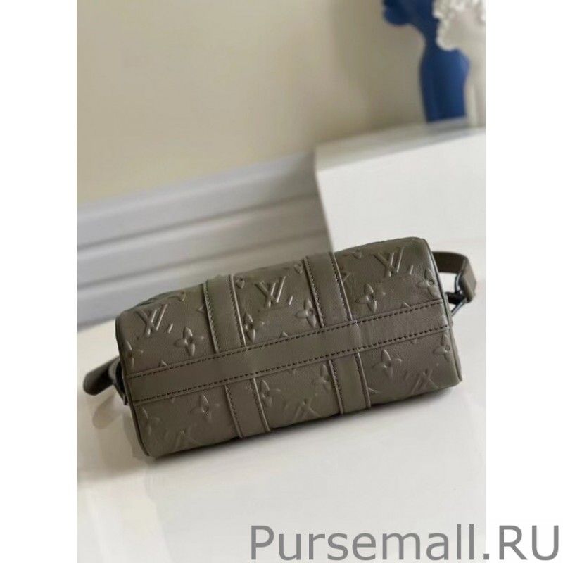 Keepall XS Bag Monogram Seal Leather M57961