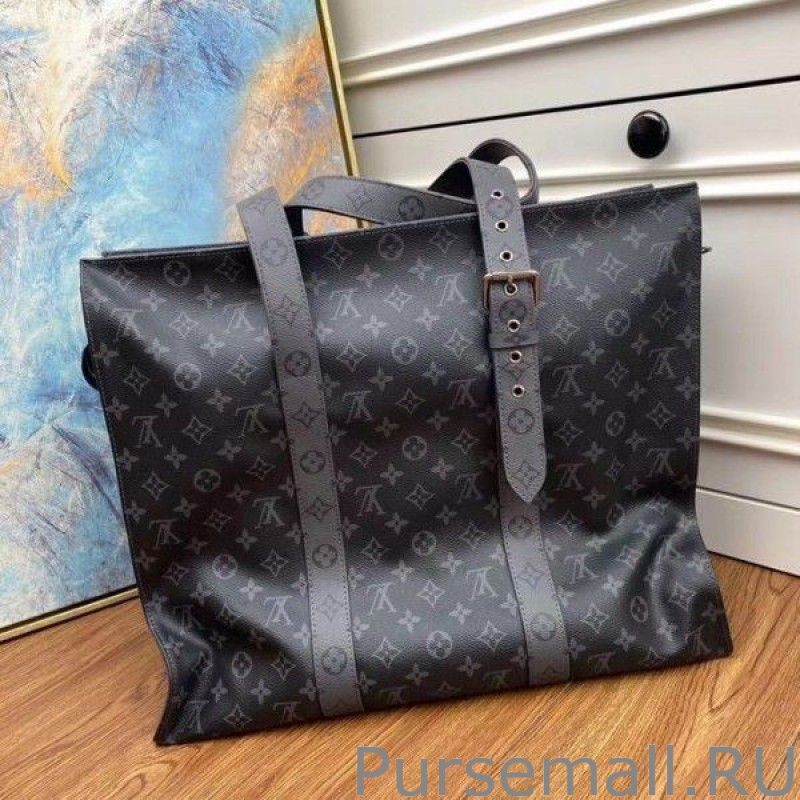 New Cabas Zippe GM Monogram Eclipse M45379