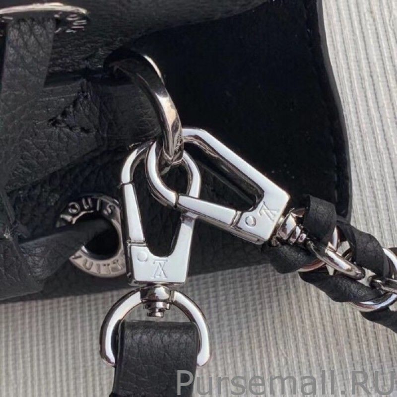 Bella Bag In Black Mahina Leather M57070