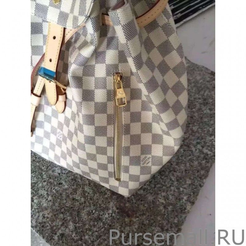 Sperone Backpack Bag Damier Azur Canvas N41578