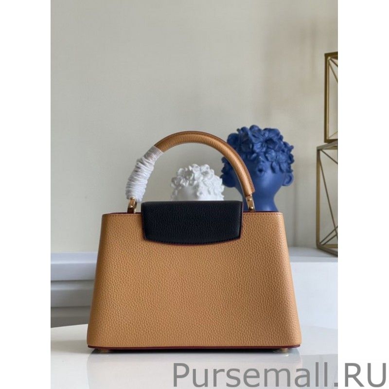 Capucines MM Bag In Bicolor Leather M58608