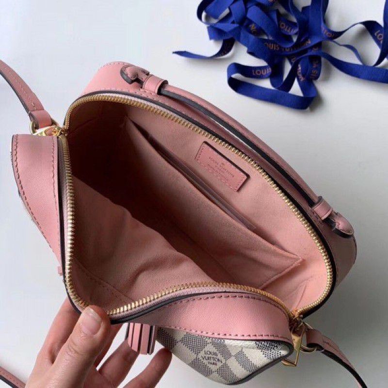Saintonge Bag Damier Azur N40155