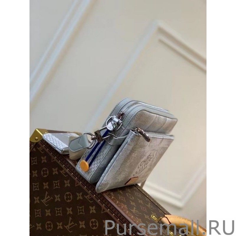 Trio Messenger Bag Damier Salt N50068