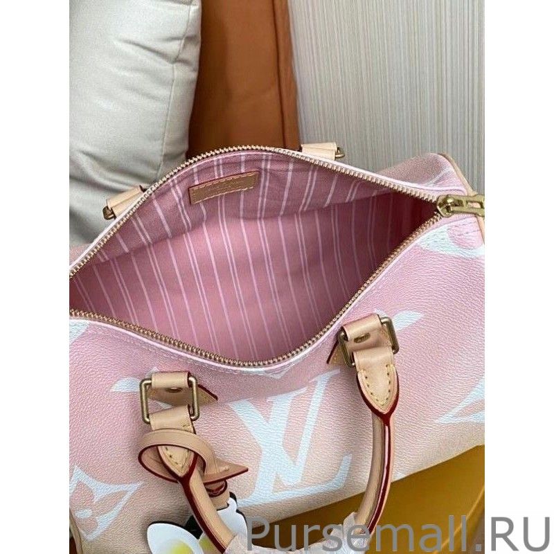 Speedy Bandoulie 25 Bag Monogram Giant M45724