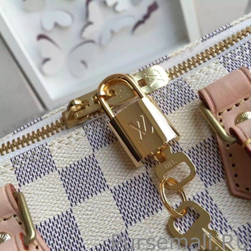 Speedy Bandoulière 25 Damier Azur N41374