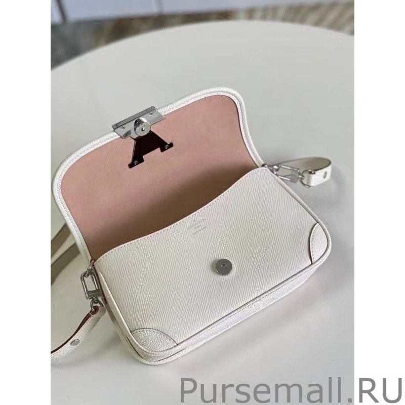 Buci Bag In White Epi Leather M59457