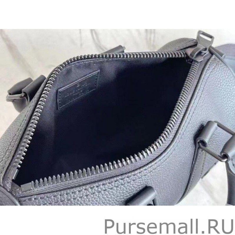 Keepall XS Bag Black Aerogram Leather M80950