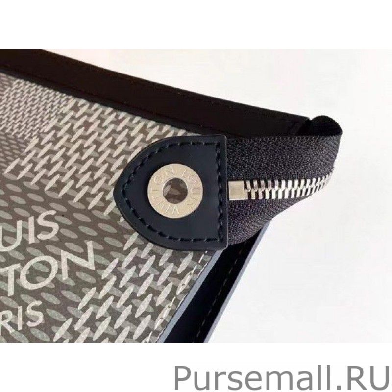 Pochette Voyage MM Damier Graphite 3D N60443