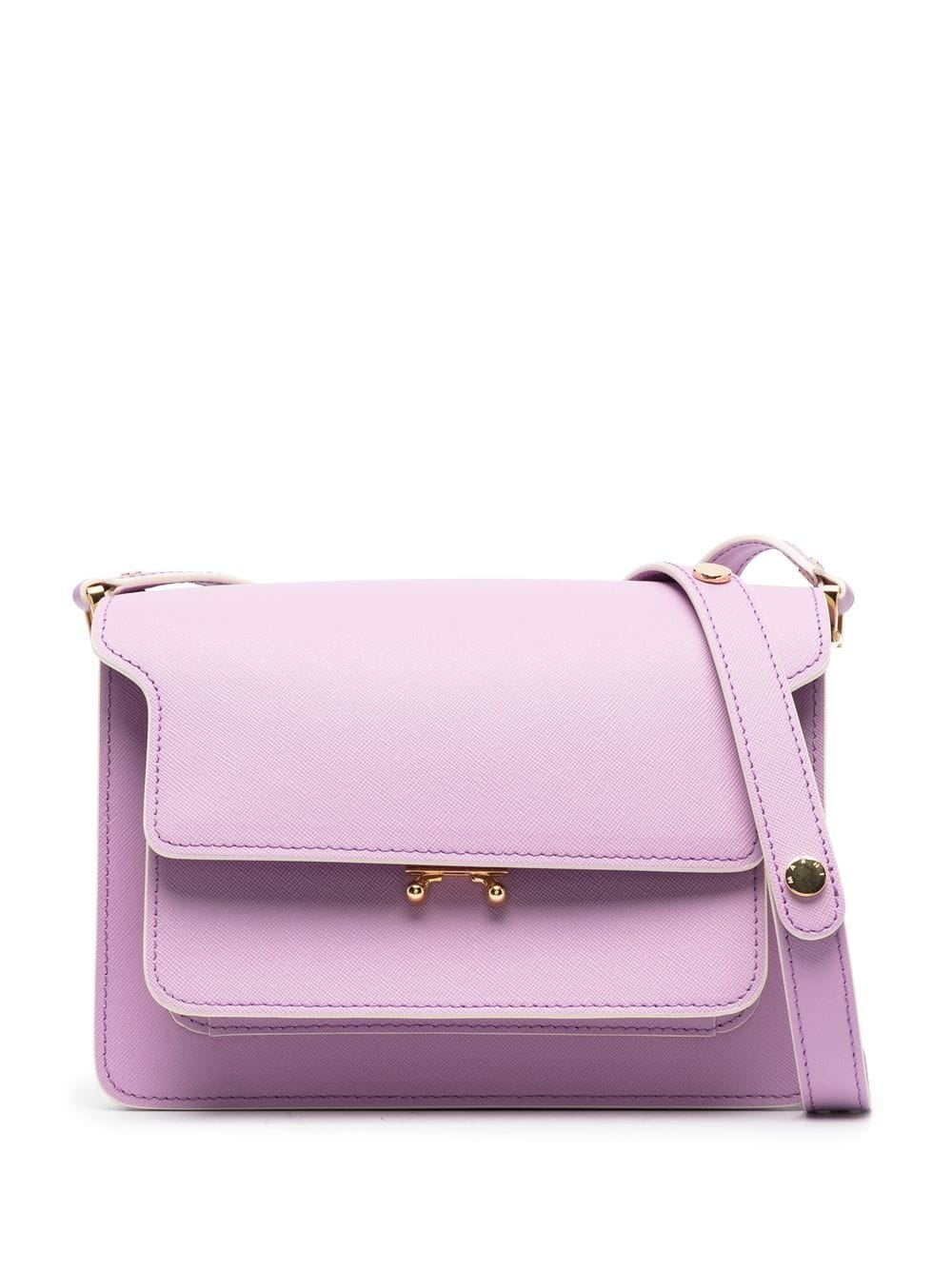 Marni Trunk leather shoulder bag
