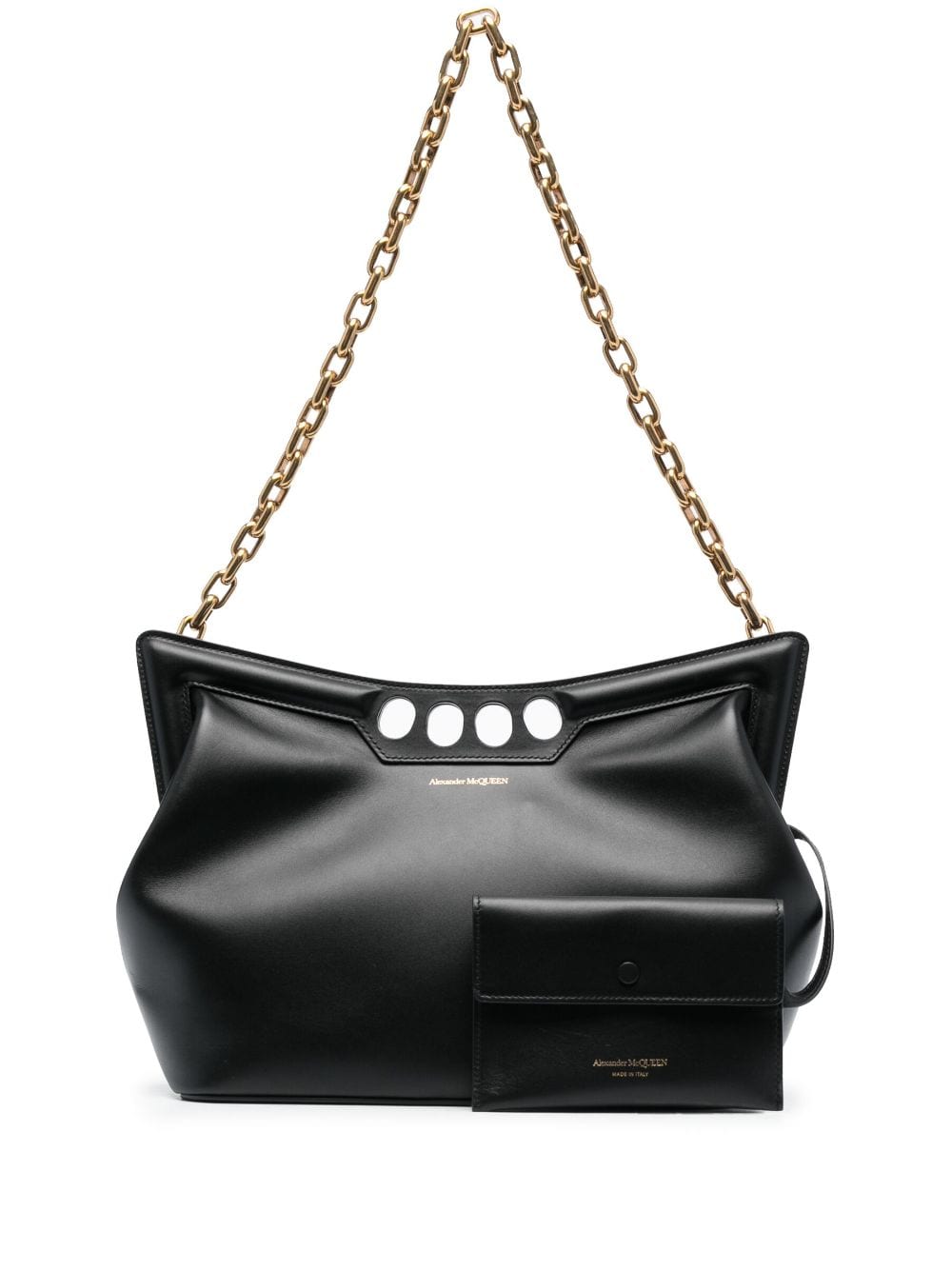 Alexander McQueen The Peak leather shoulder bag