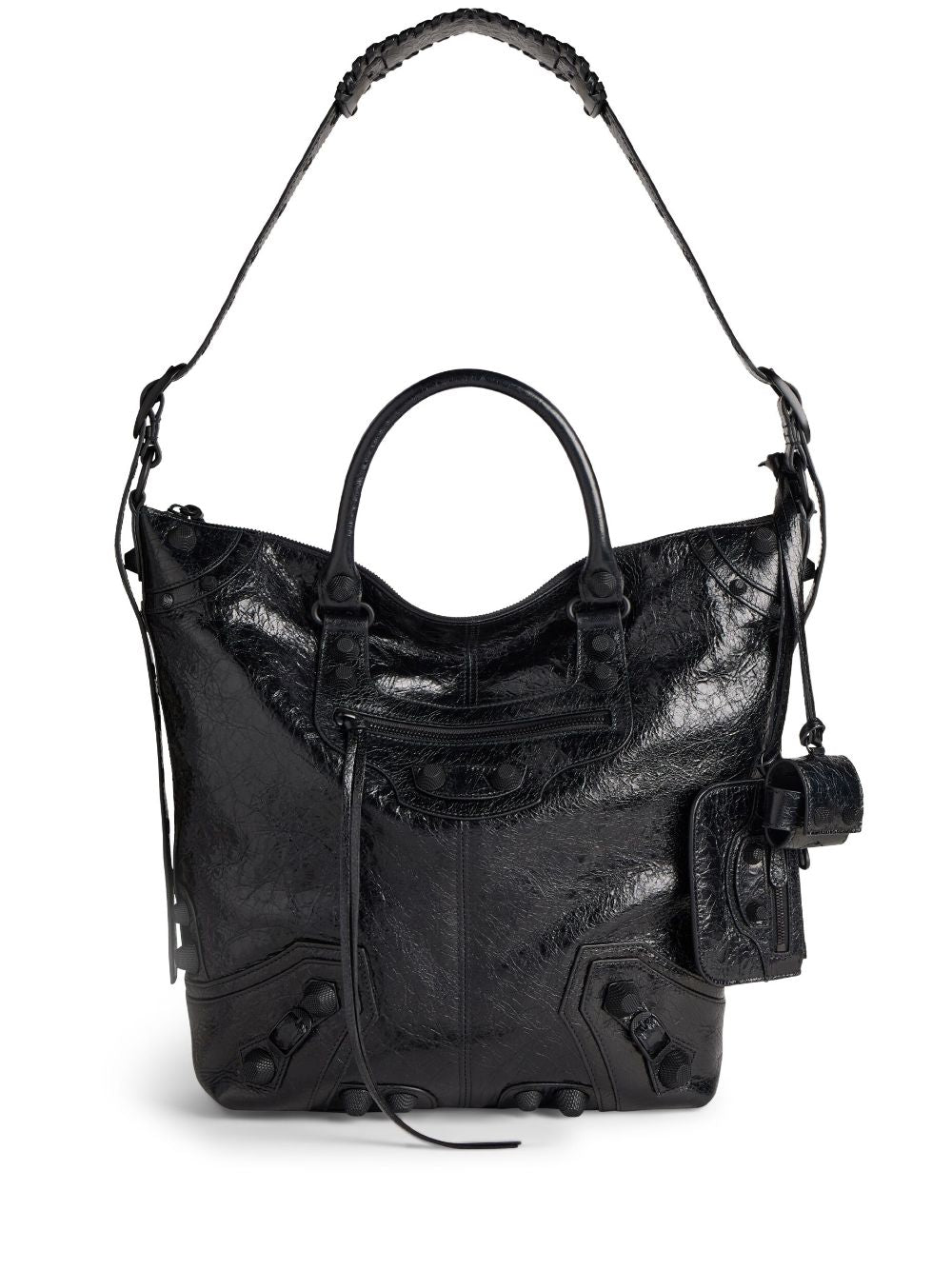 Ba*len*cia*ga le cagole leather tote bag