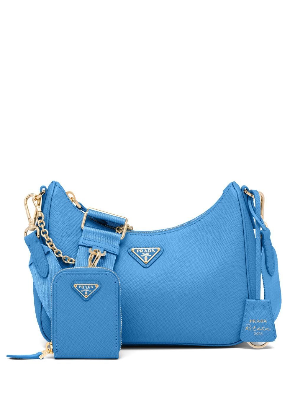 Pra*a re-edition 2005 leather shoulder bag