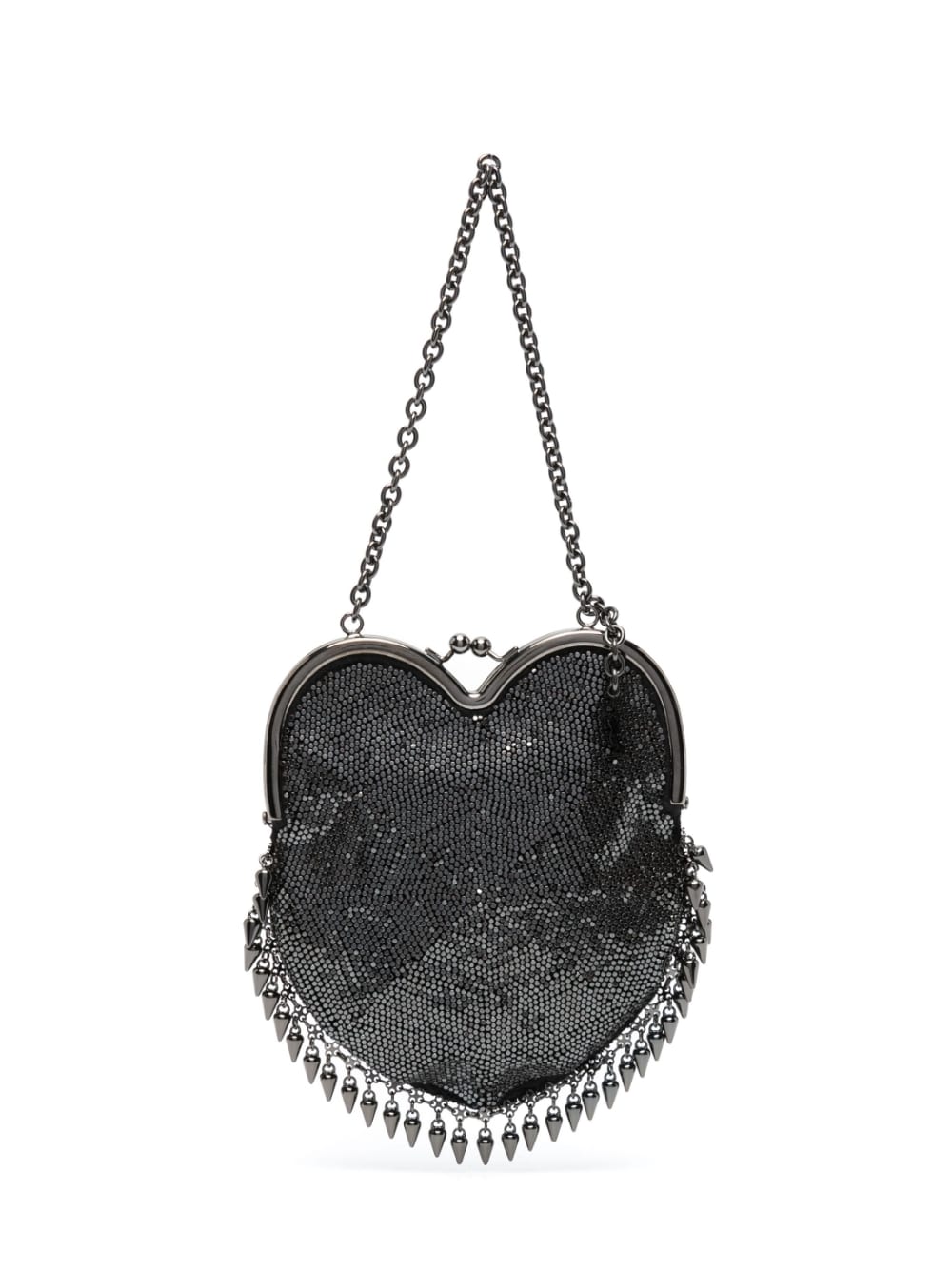 Saint Laurent heart mesh mini bag