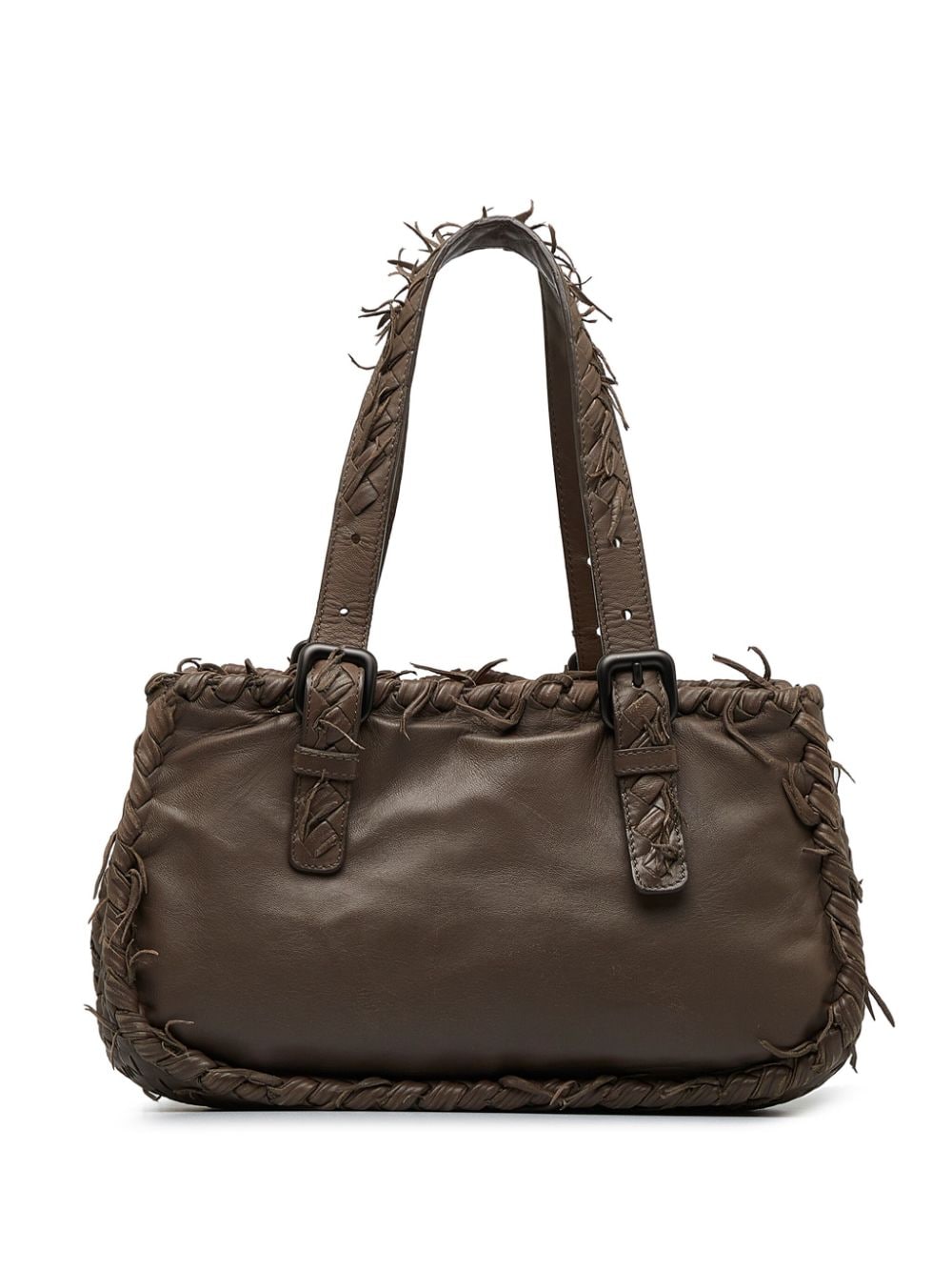 Bo*te*ga ve*ne*ta   2012-2022 intrecciato fringe tote bag