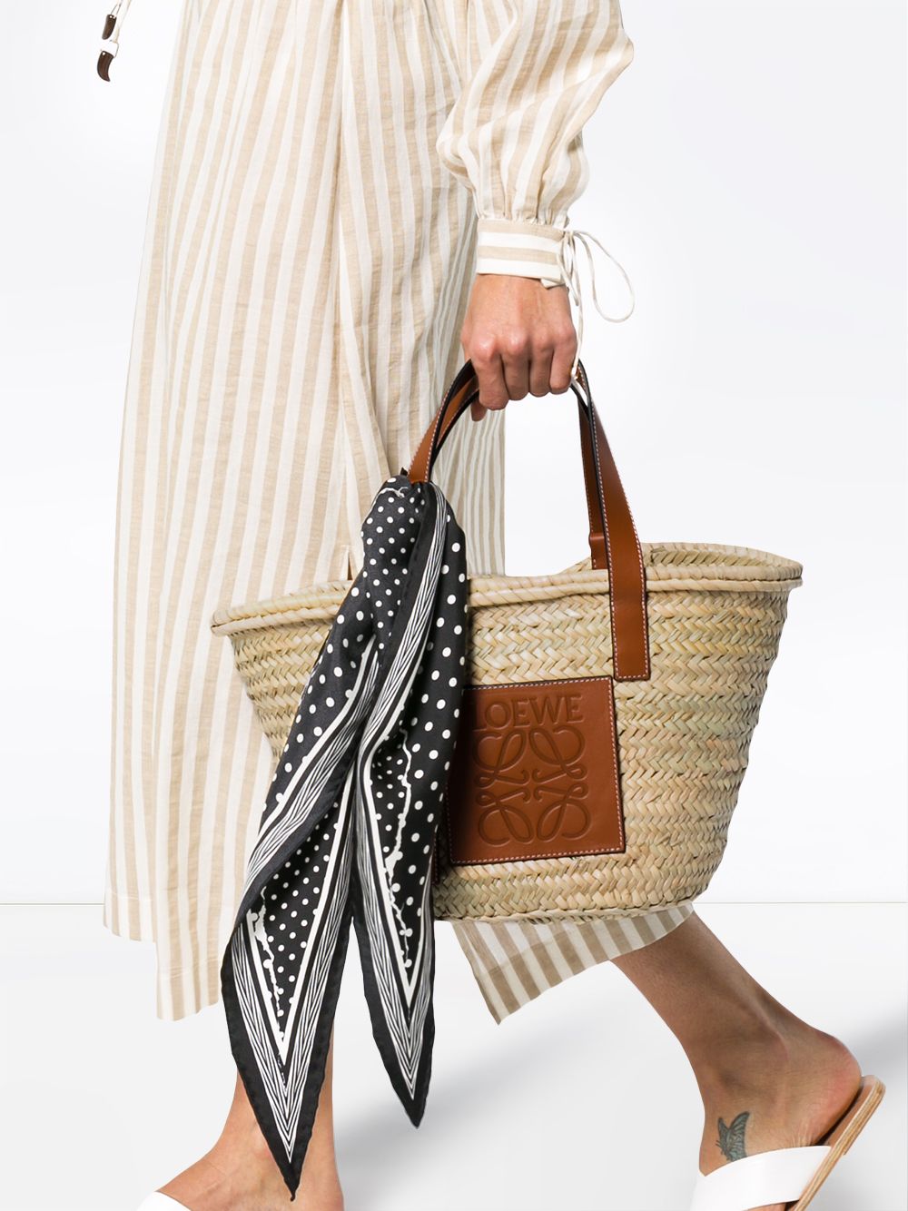 LOEWE logo medium basket bag