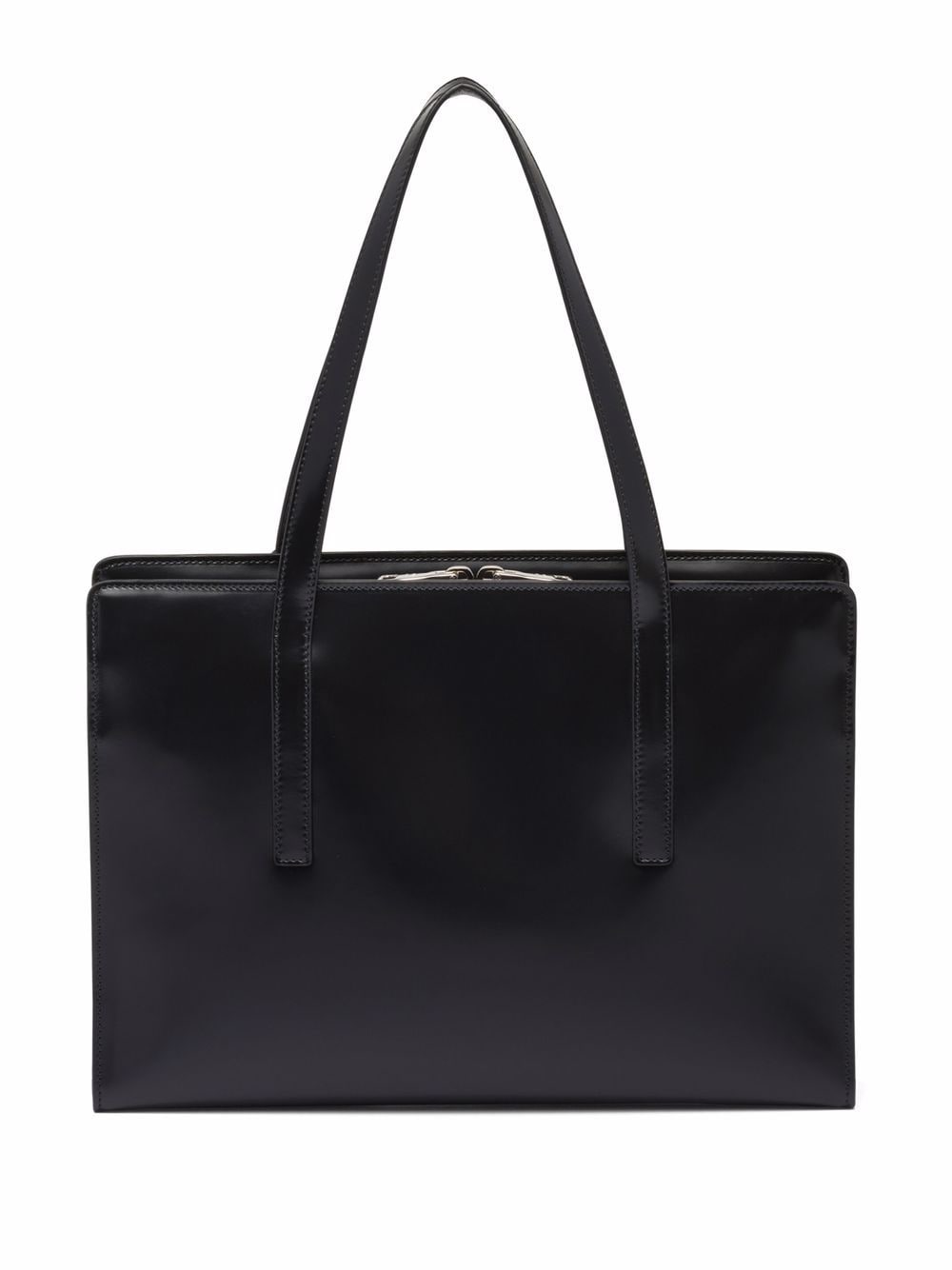 Pra*a large re-edition 1995 leather handbag