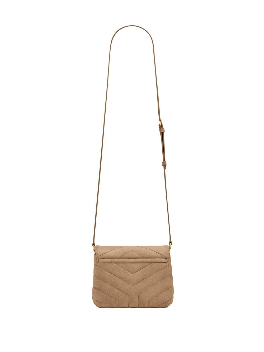 Saint Laurent quilted logo-plaque crossbody bag