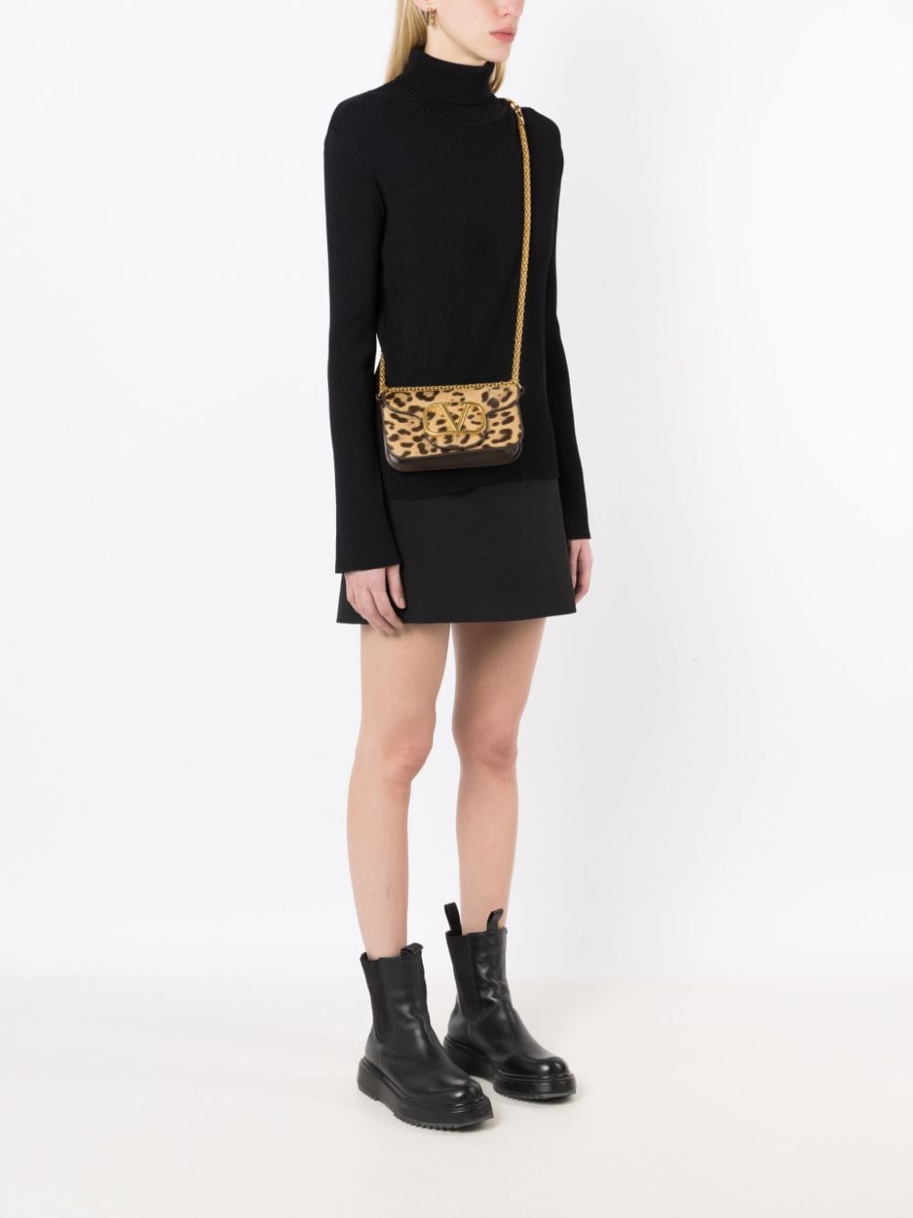 Valentino Garavani Locò Animalier-print micro bag