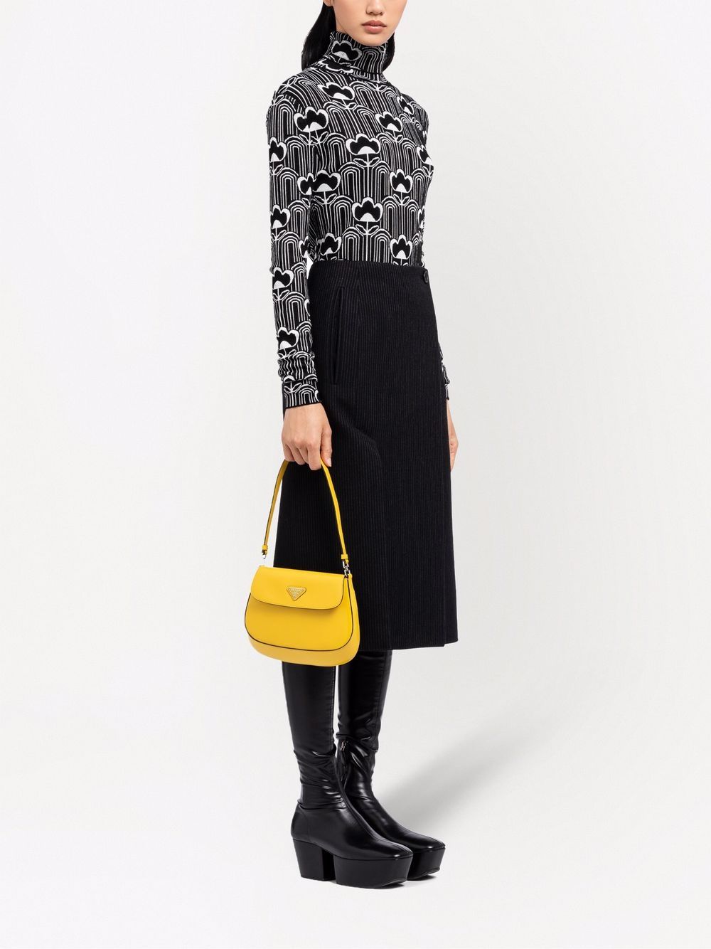Pra*a cleo leather shoulder bag