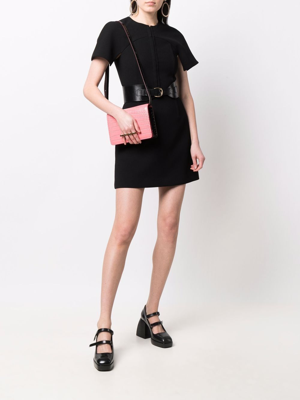 Alexander McQueen knuckle-duster crossbody bag