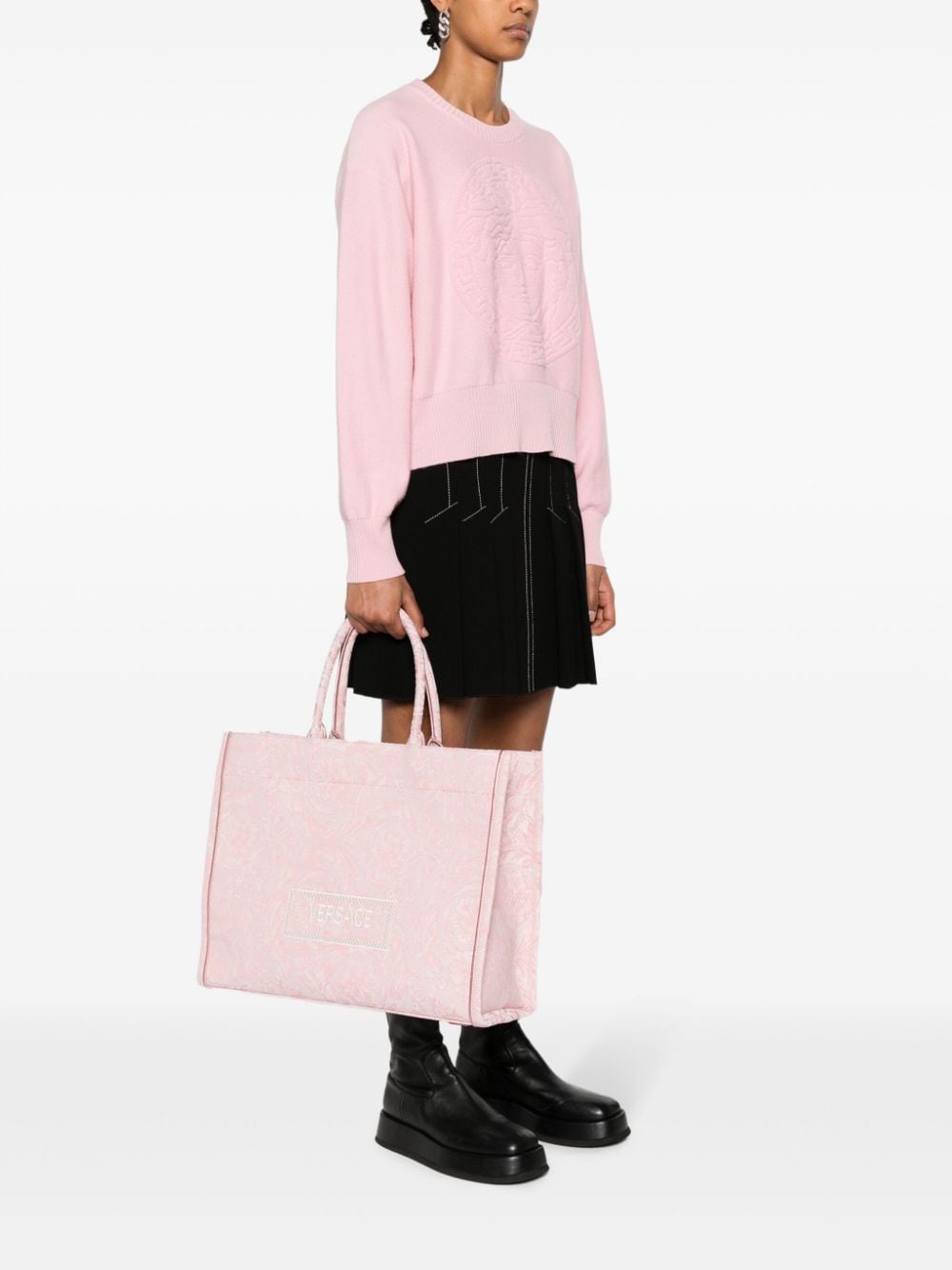 Versace large Barocco Athena tote bag