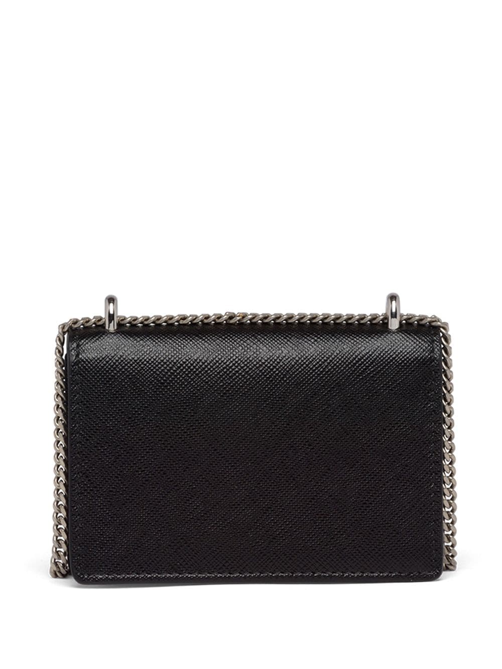 Pra*a logo-plaque wallet bag