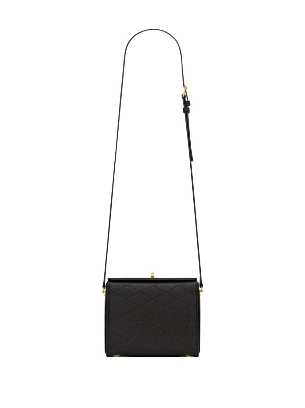 saint laurent Di*m*nd-quilted leather mini bag