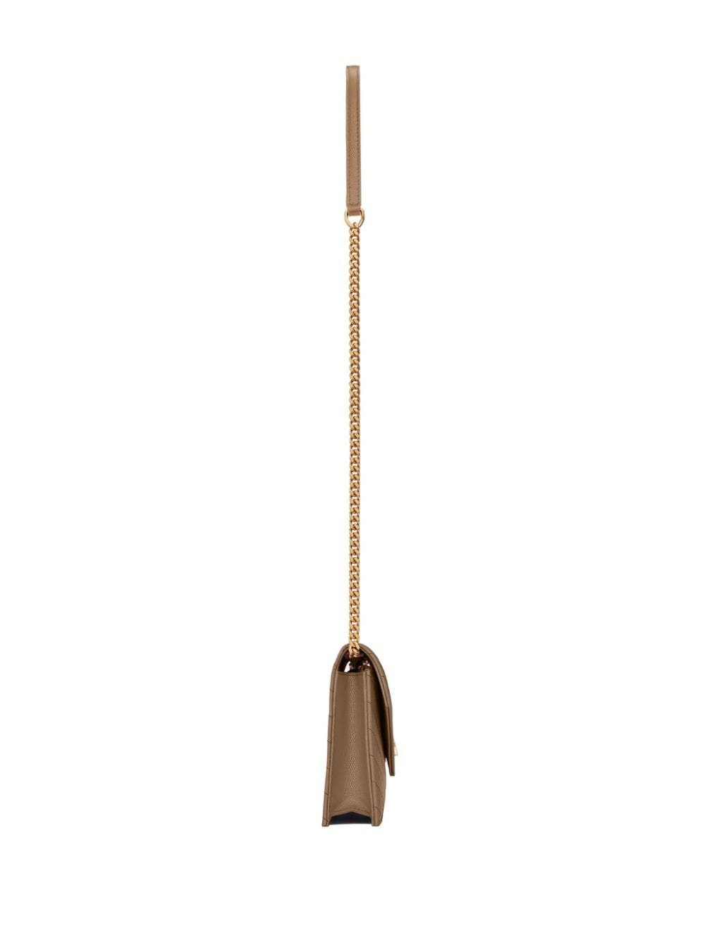 Saint Laurent small Cassandre leather clutch bag