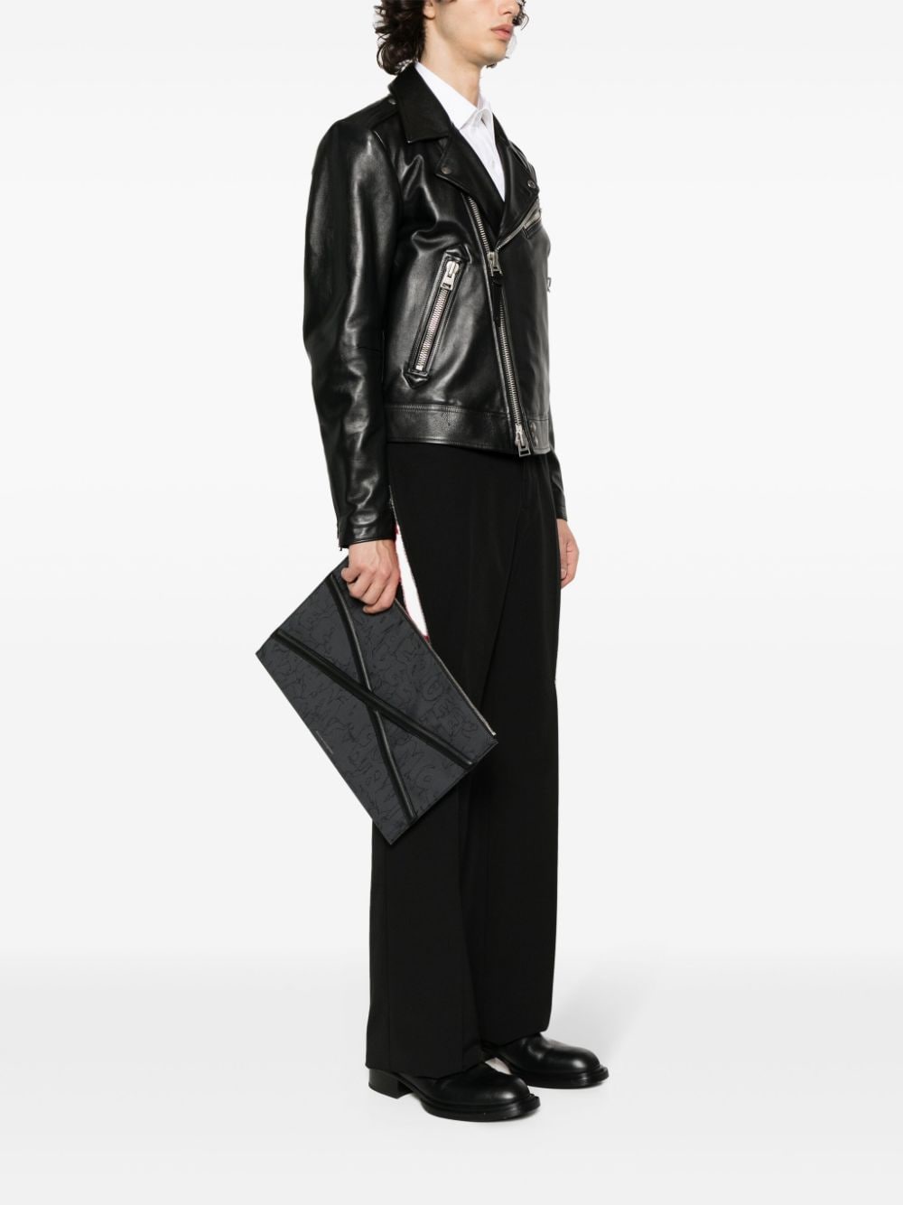 Alexander McQueen The Harness zipped clutch