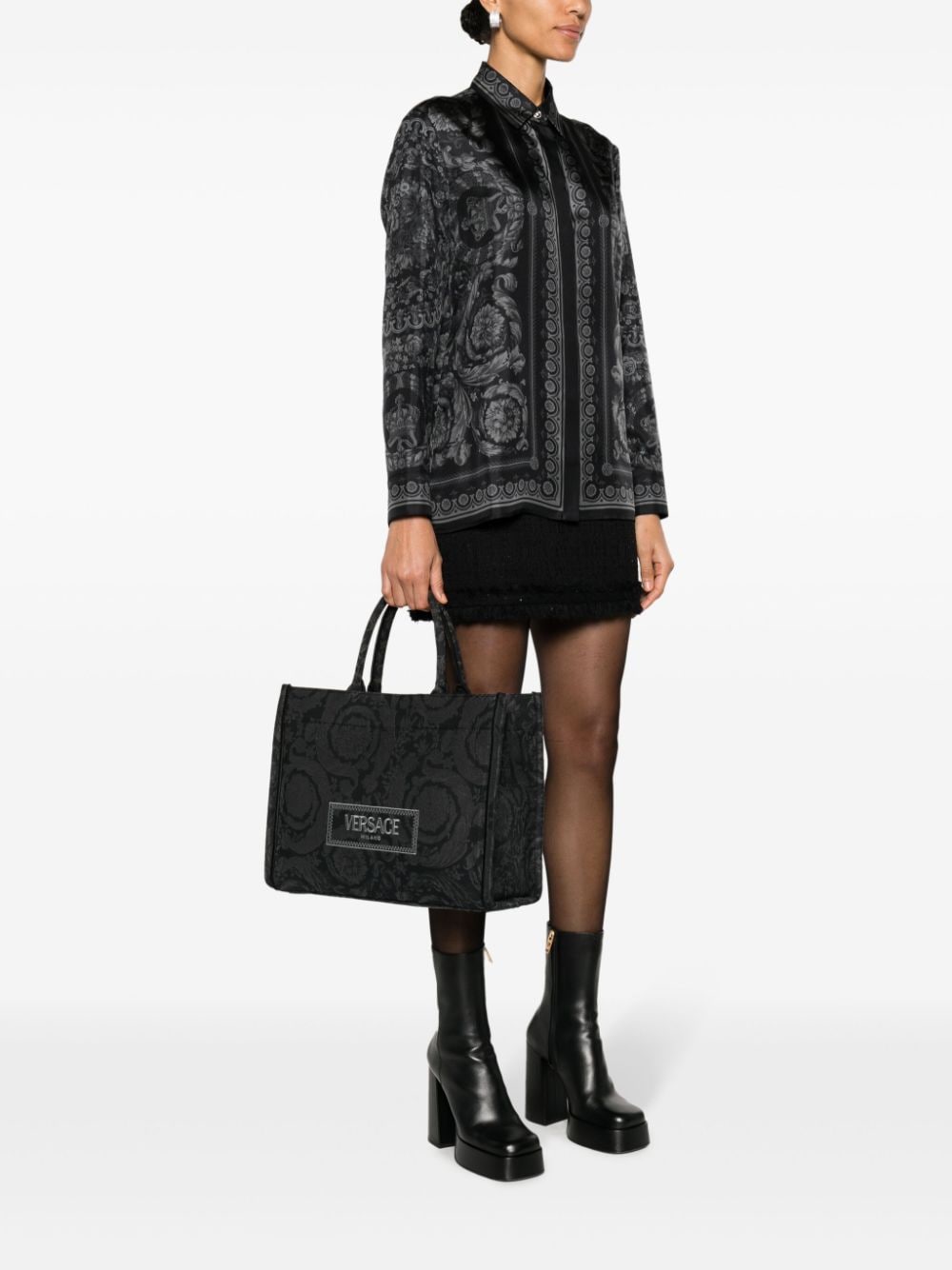 Versace large Barocco Athena tote bag