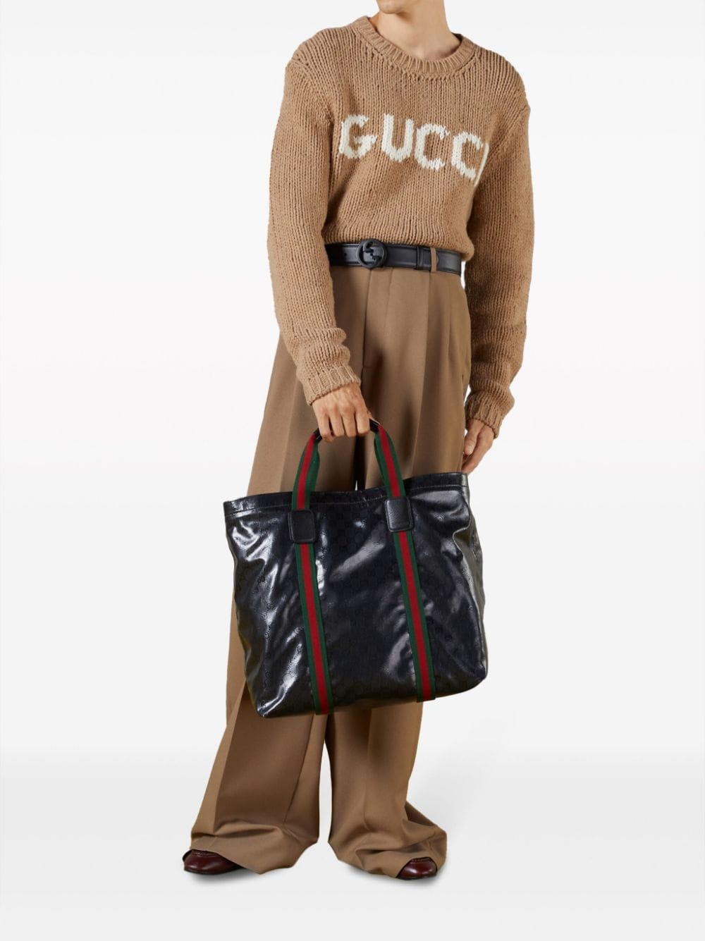 G*u*i medium gg crystal tote bag