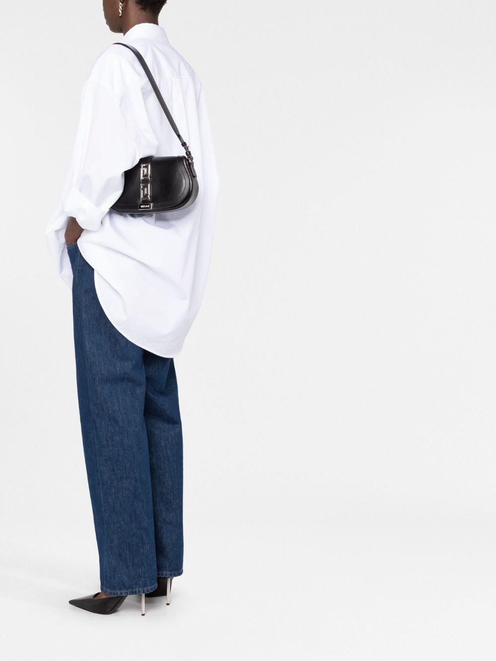 Versace Greca-plaque shoulder bag