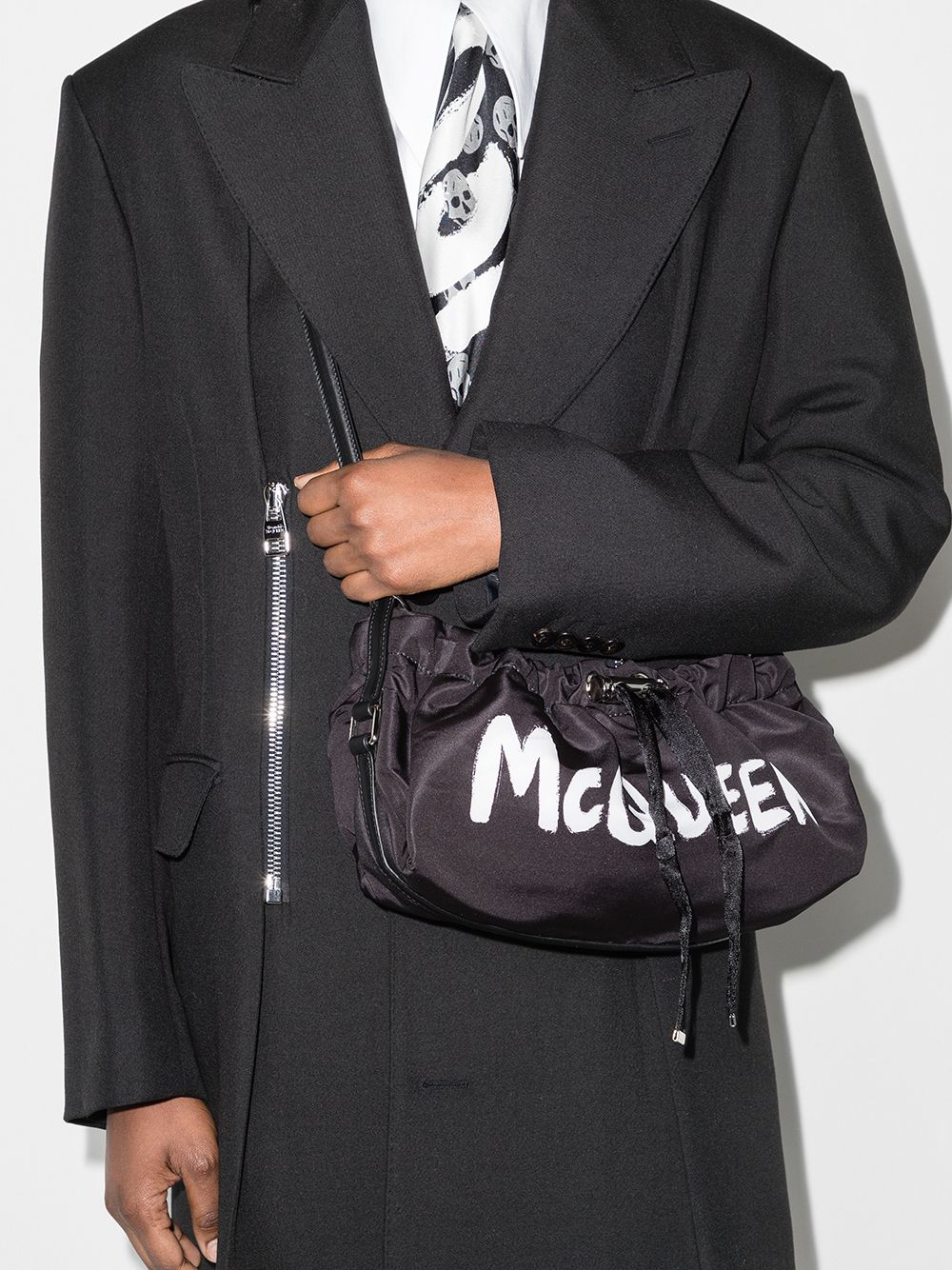 Alexander McQueen mini Bundle drawstring crossbody bag