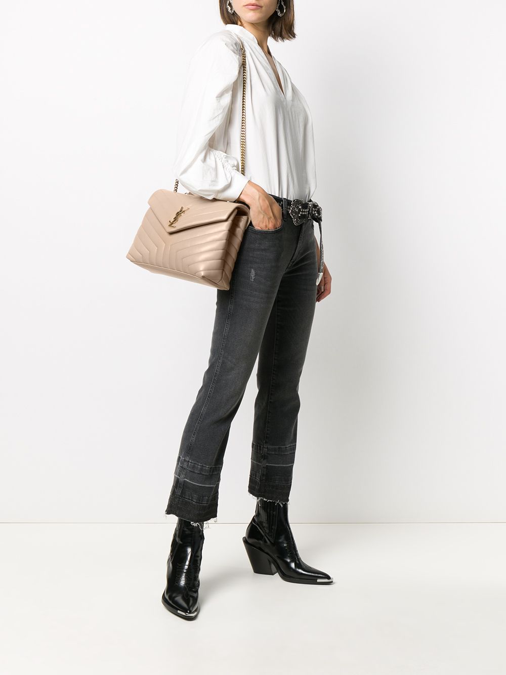 Saint Laurent Lou Lou quilted shoulder bag